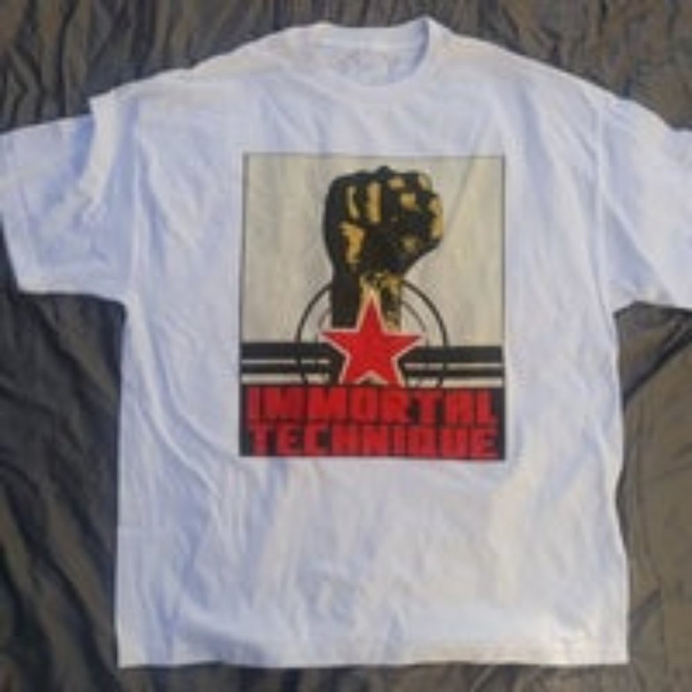 Immortal Technique  Show Street  White XXL T-Shirt